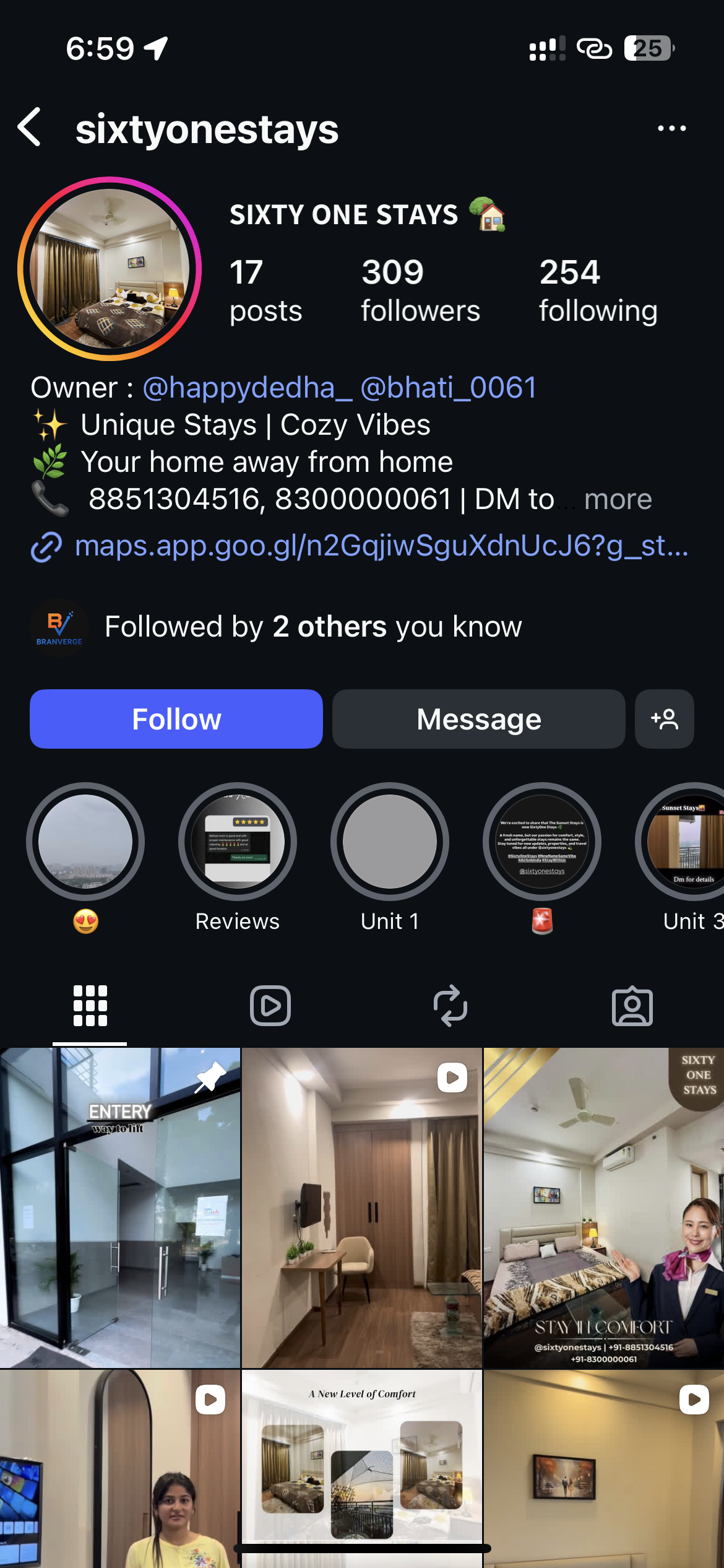 Stay in Style: Elevating Sixty One Stays’ Instagram Presence